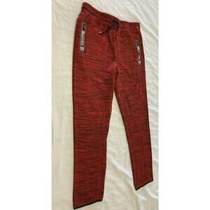 AKADEMIKS SPACE DYED FLEECE LINED PANTS SIZE L